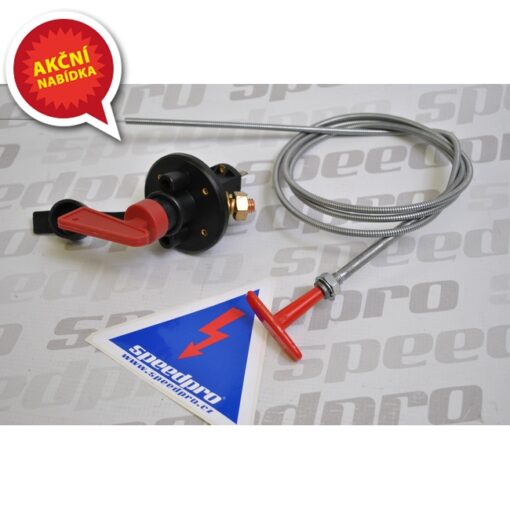 Speedpro 6pólový bateriový odpojovač FIA + TÁHLO