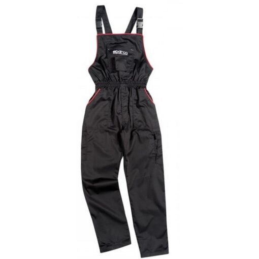 SPARCO - kalhoty pro mechaniky - lacláče - černé
