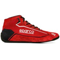 Závodní boty SPARCO Slalom+ - FIA 8856-2018 - červené