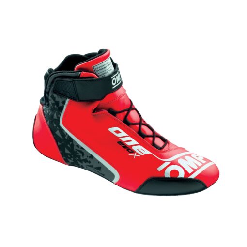 OMP závodní boty ONE EVO X - červené – FIA 8856-2018
