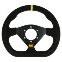 Volant QSP FORMULA - plochý - 285 mm - semiš Průměr: 285mm. Odsazení:  plochý Barva středu: černá Ve výprodeji 7 ks! Cena za 1 kus vč. DPH