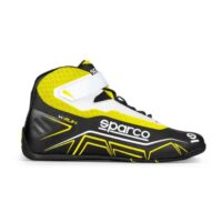 Kartingové boty SPARCO K-RUN - černá/žlutá fluo