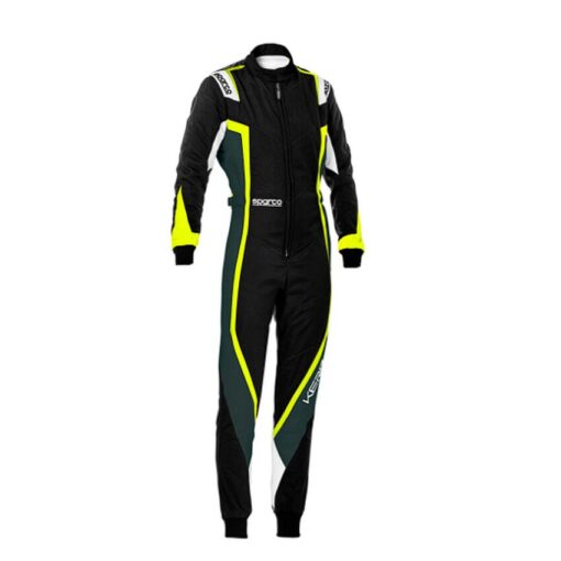 Dámská kartingová kombinéza SPARCO Kerb K44 – černá/šedá