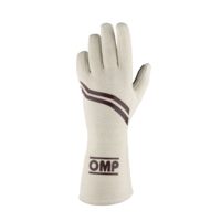 OMP- RETRO nehořlavé rukavice DIJON – FIA 8856-2018 - krémové