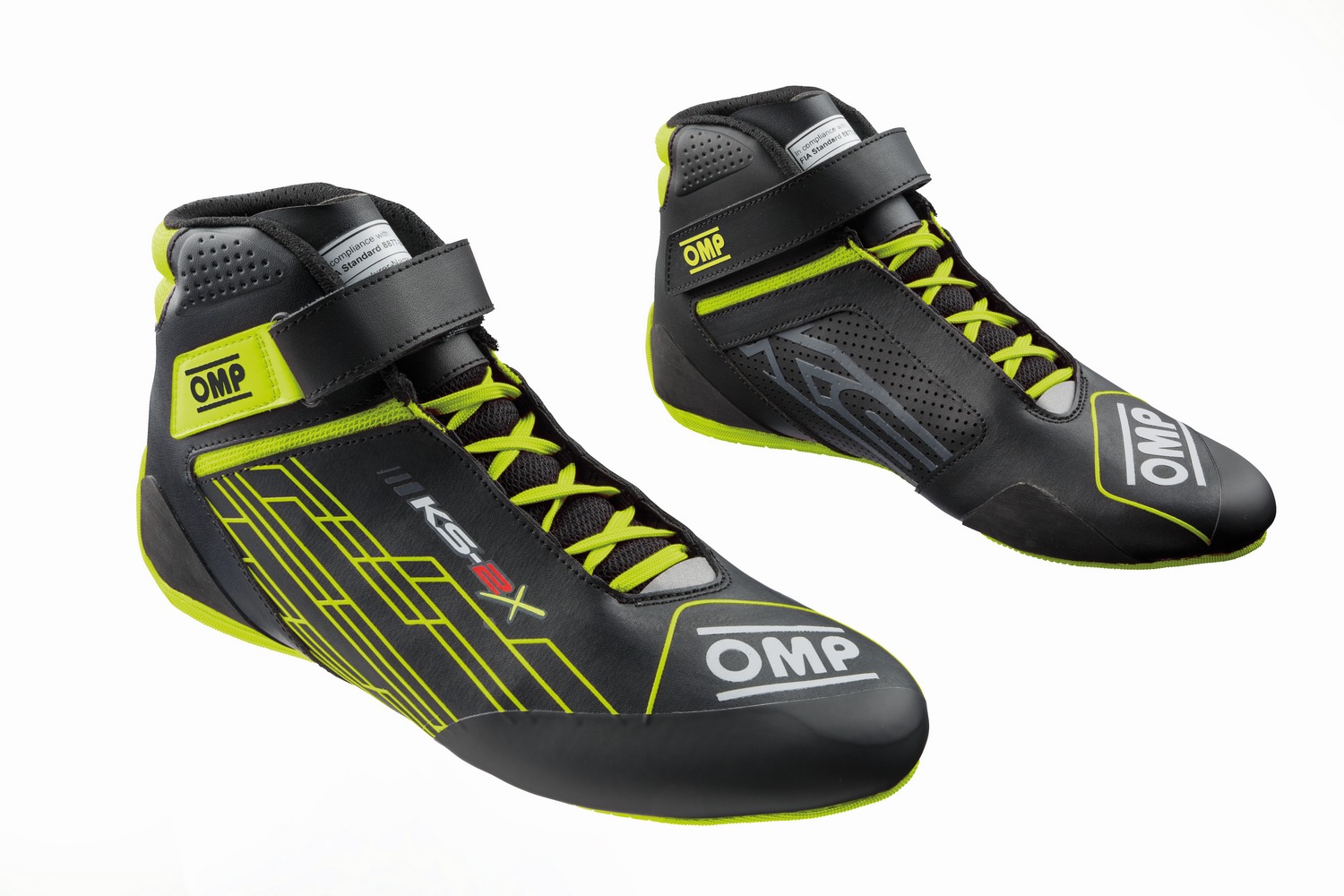 KS-2X Shoes Black Fluo Yellow