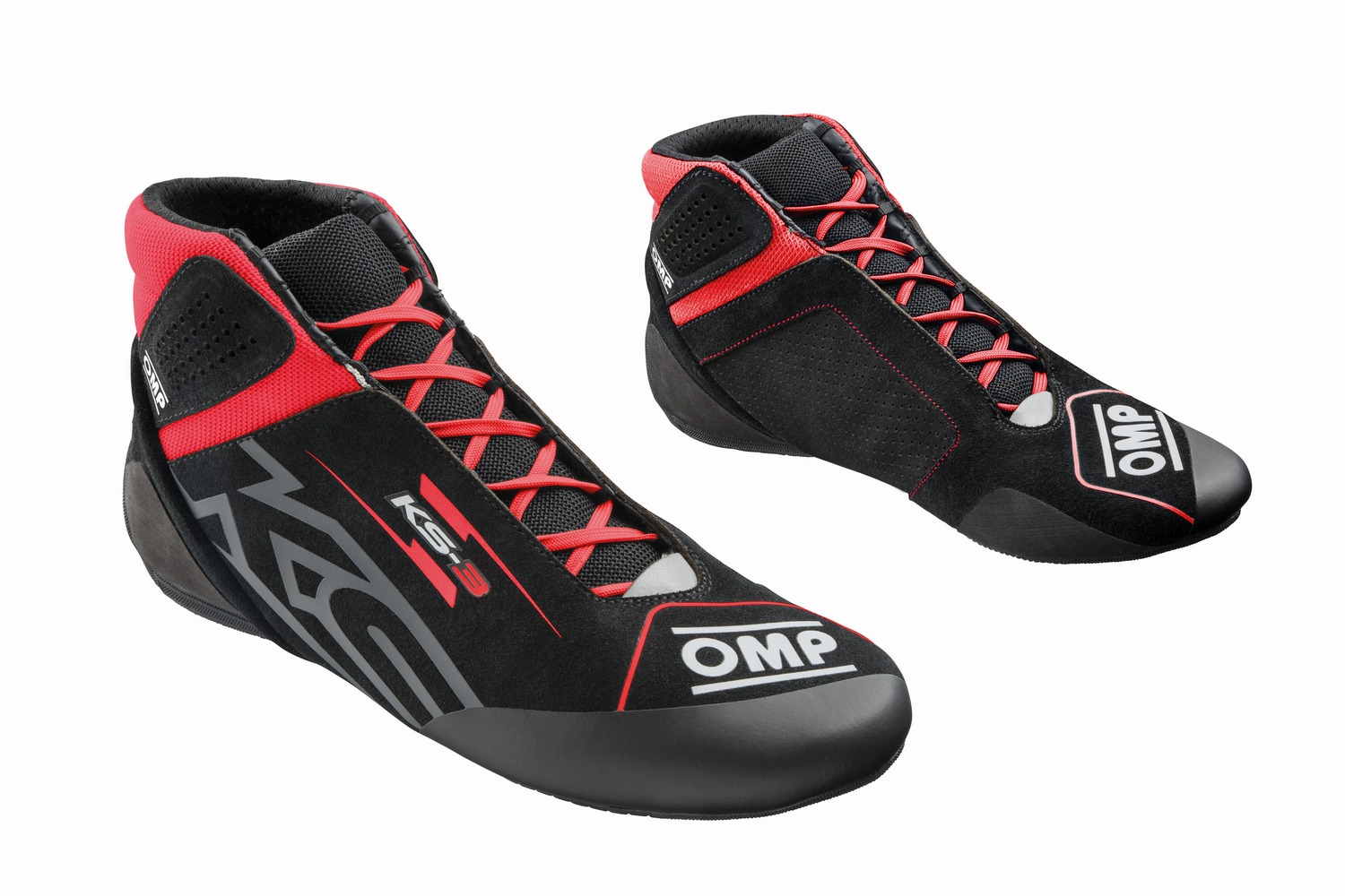 KS-3 Shoes Black Red