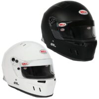 Uzavřená helma/přilba BELL GT6 PRO bílá/černá – FIA 8859-2024 / SA2025