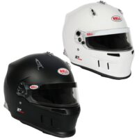 Uzavřená helma/přilba BELL R7 SPORT bílá/matná černá – FIA 8859-2024