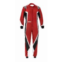 Kartingová kombinéza SPARCO Kerb K44 (i dětská) –  červená/černá/bílá
