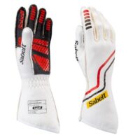 Sabelt rukavice HERO SUPERLIGHT TG-10 – FIA 8856-2018 - bílé