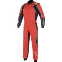 Závodní kombinéza ALPINESTARS GP RACE v2 – FIA ​​8856-2018 červená/černá