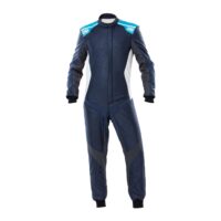 OMP ONE EVO X závodní kombinéza -FIA 8856-2018 - Navy modrá / azurová