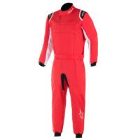 Dětská kartingová kombinéza Alpinestars KMX-9 V2 – červená/černá