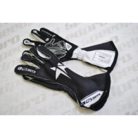 Závodní nehořlavé rukavice ORECA UNIC - FIA 8856-2018 - černé