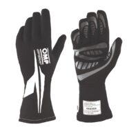 Závodní rukavice OMP SPORT- FIA 8856-2000 - černo/bílé