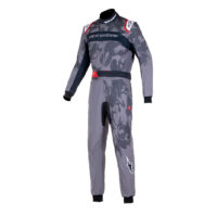 Kartingová kombinéza ALPINESTARS KMX-9 V3 GRAPHIC 5 - tmavě šedá/černá