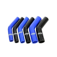 Silikonové koleno REDSPEC 45° - 13mm - modré
