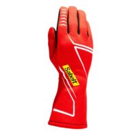 Závodní rukavice SABELT Challenge TG-2.2 Evo – FIA 8856-2018 - červené