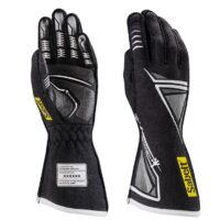 Závodní nehořlavé rukavice Sabelt GECKOTECH TG-11 – FIA 8856-2018 - černé