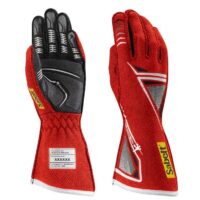 Závodní nehořlavé rukavice Sabelt GECKOTECH TG-11 – FIA 8856-2018 - červené