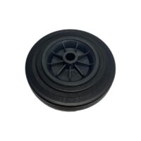 Kolečko gumové samostatné 200 mm - 20x50 mm - nosnost 100 kg - plastový disk