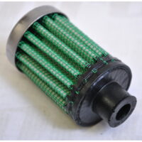 GREEN FILTER válcový vzduchový filtr - výstupní průměr 8mm, válec D35mm, výška 50mm