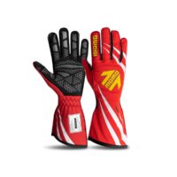 Závodní rukavice MOMO CORSA PRO - FIA 8856-2018 - červená