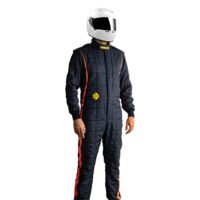 Závodní kombinéza MOMO PRO-LITE - FIA 8856-2018 - navy modrá/fluo oranžová